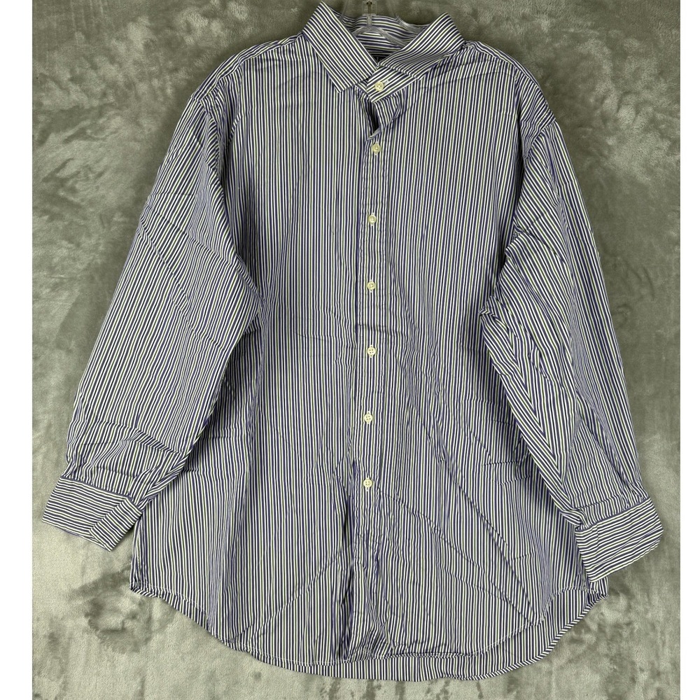 Polo Ralphβ Lauren Regent Classic Fit Striped Dress Shirt Mens 17 1/2